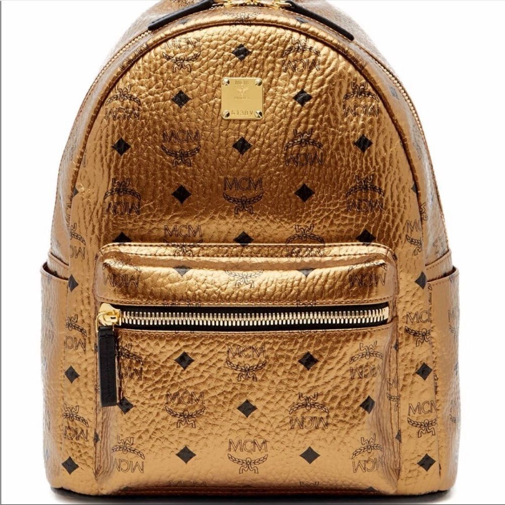 Metallic MCM Small Backpack